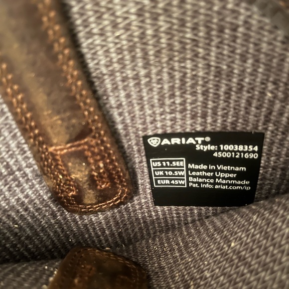 Ariat Men Boots - Size 11.5 - Picture 8 of 9